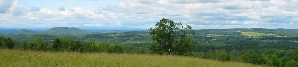 Photo of Vernon Township mountains taken from High Breeze Farm